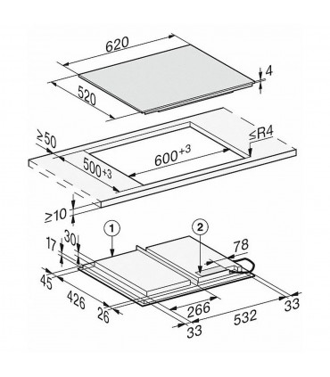 Gorenje GI3201SYBSC domino