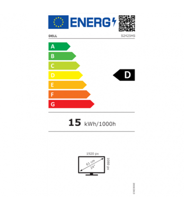Dell äriklassi monitor S2425HS 23,8" FHD, 100 Hz