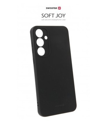 Swissten Samsung Galaxy A55 silikoonümbris, must