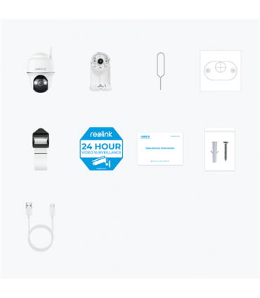 Reolink Smart 4K Pan and Tilt Camera with Spotlights Argus Series B440