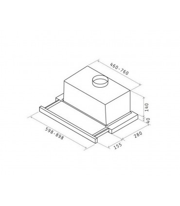 def2 Elica ELITE 14LUX GRIX/A/60 PRF0037989