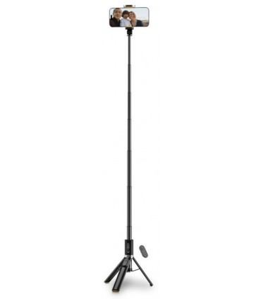 Tech-Protect statiiv-käsistatiiv Selfie Stick Tripod L08S, must