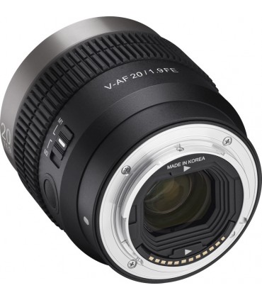 Samyang V-AF 20mm T1.9 objektiiv Sonyle