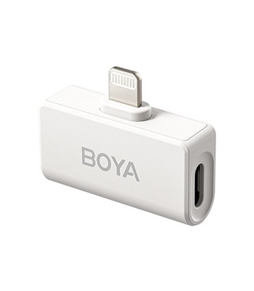 Boya juhtmevaba mikrofon Omic Wireless Lightning, valge