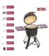 TunaBone Kamado classic 21" grill, size M, dark grey