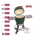 TunaBone Kamado Pro 22" grill, size M, green