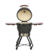 TunaBone Kamado Pro 22" grill, size M, dark grey