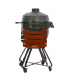 TunaBone Kamado Pro 22" grill, size M, dark grey