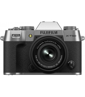 Fujifilm X-T50 + 15-45mm, hõbedane