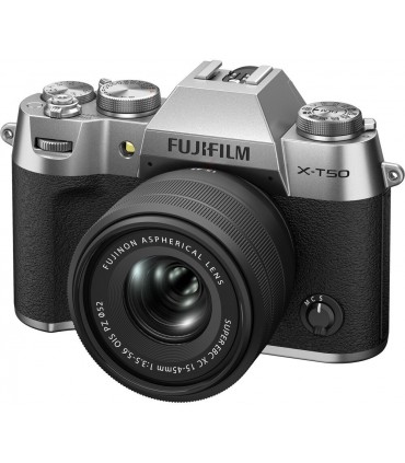 Fujifilm X-T50 + 15-45mm, hõbedane