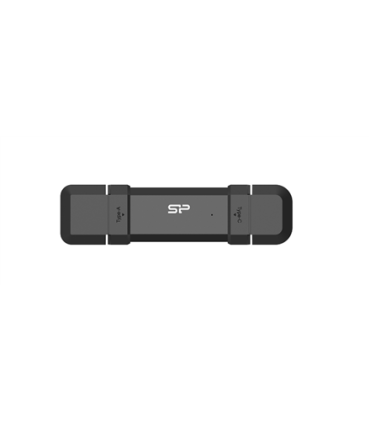 SILICON POWER DS72 Dual USB-C/USB 3.2 Gen 2 Portable External SSD, 500GB, must