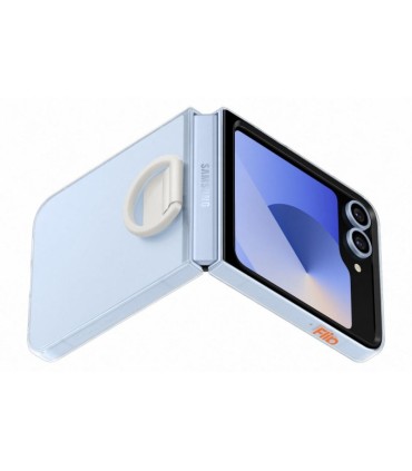 Samsung Galaxy Flip 6 ümbris rõngaga, läbipaistev
