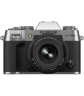 Fujifilm X-T50 + 16-50mm, hõbedane