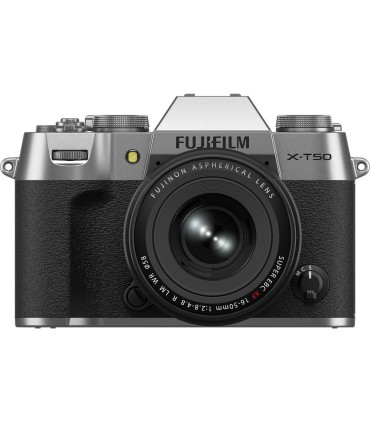 Fujifilm X-T50 + 16-50mm, hõbedane