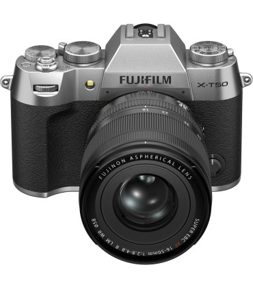Fujifilm X-T50 + 16-50mm, hõbedane