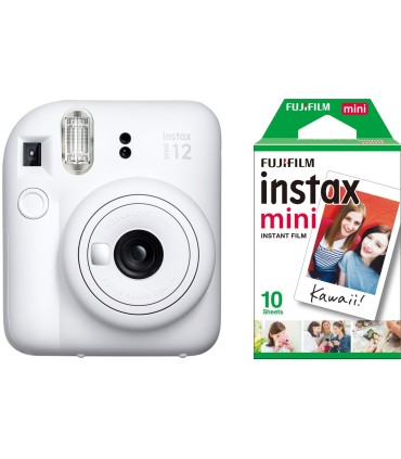 Fujifilm Instax Mini 12, clay white + film