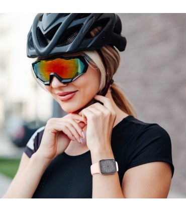 Tech-Protect kellarihm Silicone Apple Watch 38/40/41mm, heleroosa