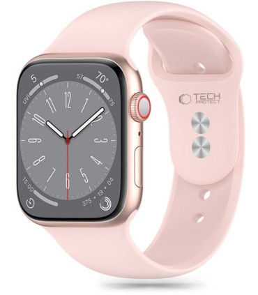 Tech-Protect kellarihm Silicone Apple Watch 38/40/41mm, heleroosa
