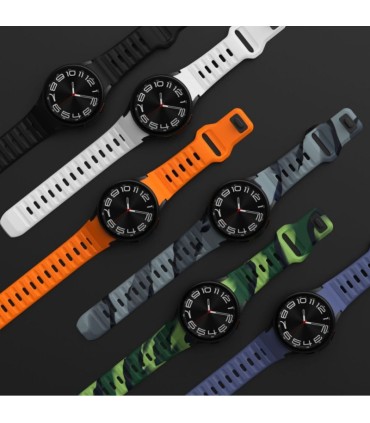 Tech-Protect kellarihm Silicone Line Samsung Galaxy Watch4/5/5 Pro/6/7/FE, must
