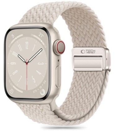 Tech-Protect kellarihm NylonMag Apple Watch 42/44/45/49mm, starlight