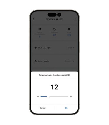 Dunavox DVN-19.50B.TO Noble Integreeritav veinikülmik