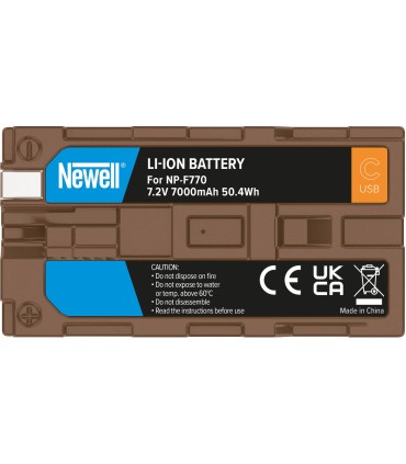 Newell aku Sony NP-F770 USB-C