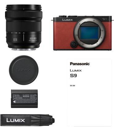 Panasonic Lumix DC-S9 + 20-60mm, crimson red