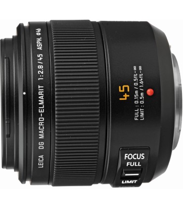 Panasonic Leica DG Macro-Elmarit 45mm f/2.8 ASPH MEGA O.I.S. objektiiv, must