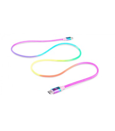 REAL-EL Type-C to Type-C Rainbow, 1m