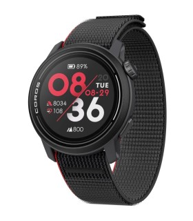 Coros PACE 3 GPS, musta nailonrihmaga