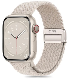 Tech-Protect kellarihm Nylonmag Apple Watch 38/40/41mm, natural titanium