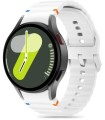 Tech-Protect kellarihm Silicone Sport Samsung Galaxy Watch4/5/5 Pro/6/7/FE, valge