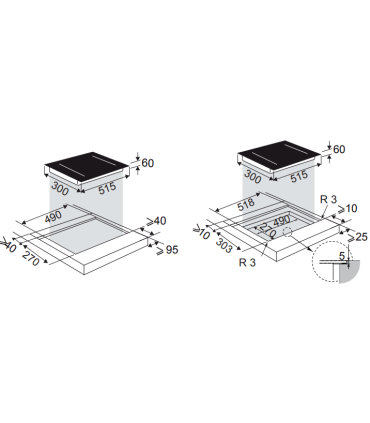 De Dietrich DPI4220H Induktsioonplaat