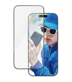 Panzerglass iPhone 16 Pro , musta äärega, Ultra-Wide Fit