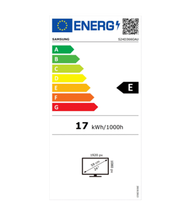 Samsung LS24D366GAUXEN 24" Black