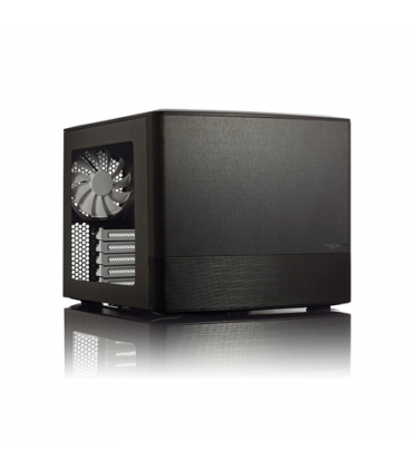Fractal Design NODE 804 Side window, 2 - USB 3.0Audio in/outPower button with LED (white)HDD activity LED (white), Black, Micro