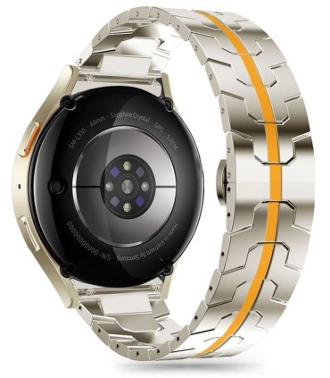 Tech-Protect kellarihm Stainless Samsung Galaxy Watch4/5/5 Pro/6/7/FE, titanium/orange