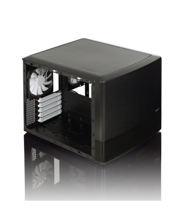 Fractal Design NODE 804 Side window, 2 - USB 3.0Audio in/outPower button with LED (white)HDD activity LED (white), Black, Micro