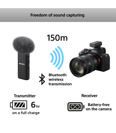 Sony juhtmevaba mikrofon ECM-W3 x2 + laadimiskarp