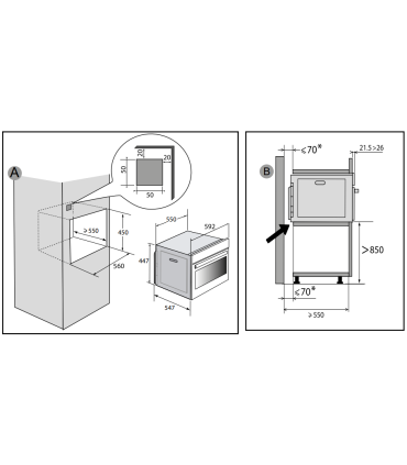 De Dietrich DKE4220H integreeritav mikrolaineahi