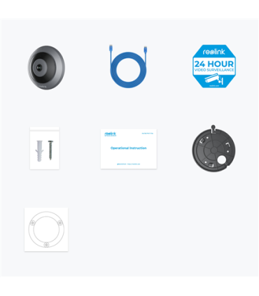 Reolink | 360° Panoramic Indoor Fisheye Camera with Smart Detection | Fisheye Series P520 | Fisheye | 6 MP | 1.98mm/F2.0 | H.265