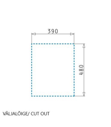 Sink Pyramis Istros 41x50 white