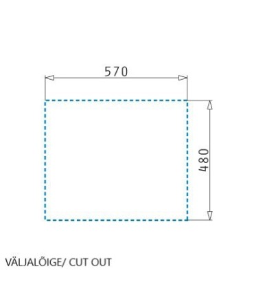 Sink Pyramis Alazia 59x50 stone grey