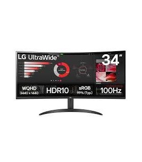LG 34" Curved 34WR50QK-B