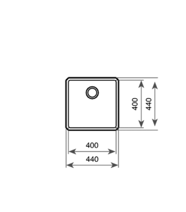 Sink Teka Be Linea RS15 40.40