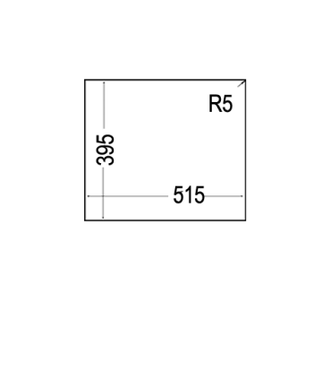 Sink Teka Square 560TG Stone Gray