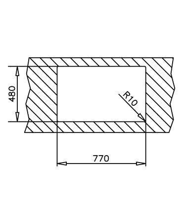 Sink Teka Universe 45 T-XM 1B 1D polished