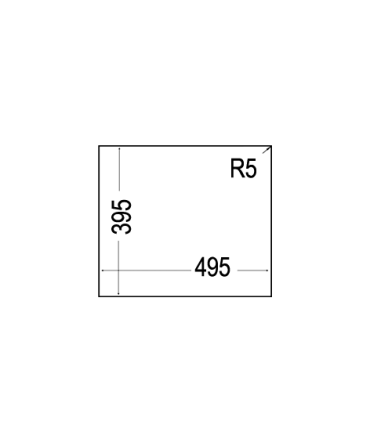 Sink Teka Square 50.40TG Stone Grey