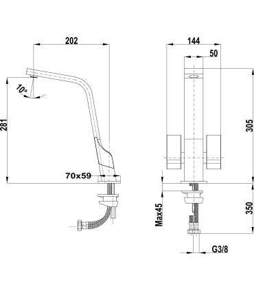 Segisti Teka ICT 915 messing
