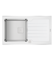 Sink Teka Diamond RS15 1B 1D white